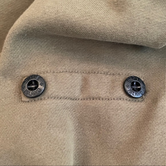 STONE ISLAND fleece green hoodie - Picture 3 of 4
